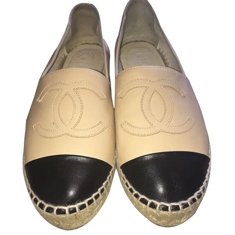 chanel beige sandals|authentic chanel espadrilles for sale.